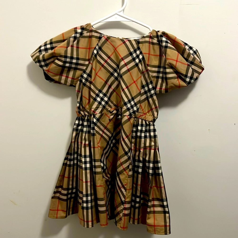 Beautiful baby girls Burberry dress literally worn for less than an hour